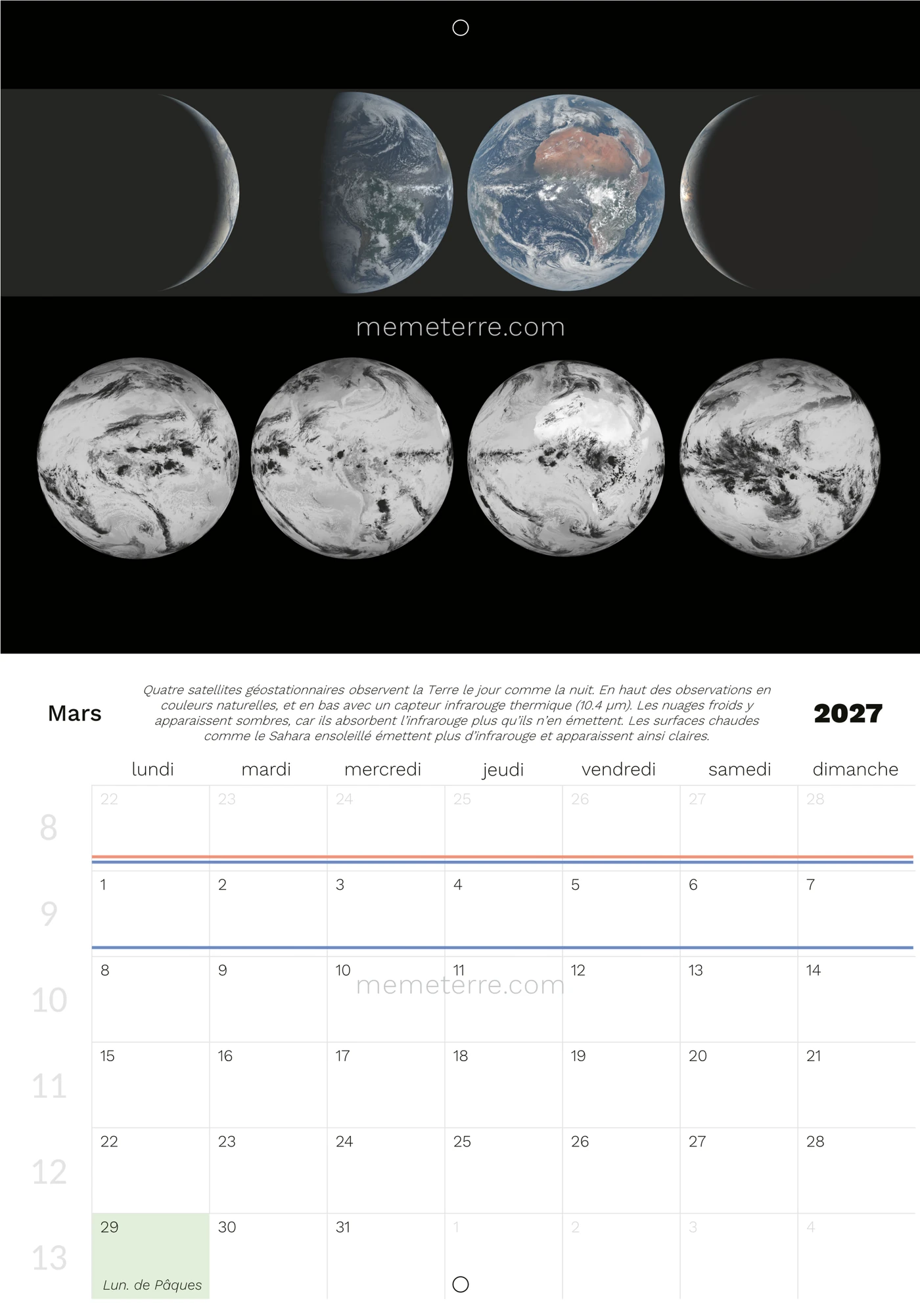 geostationary satellites and March