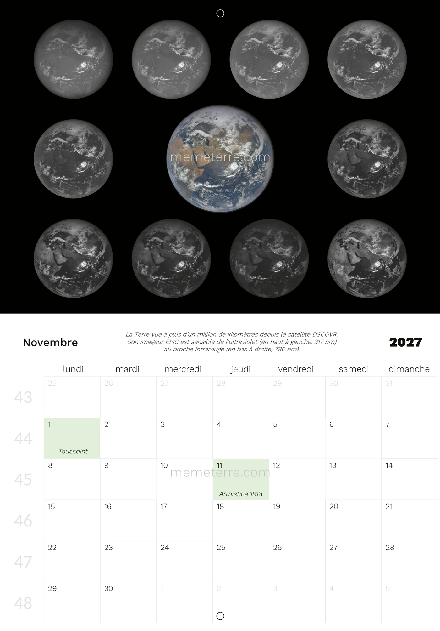 DSCOVR EPIC and November