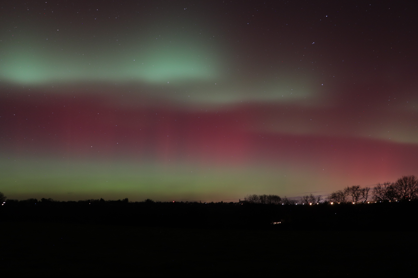 Auroras observed in Lannion