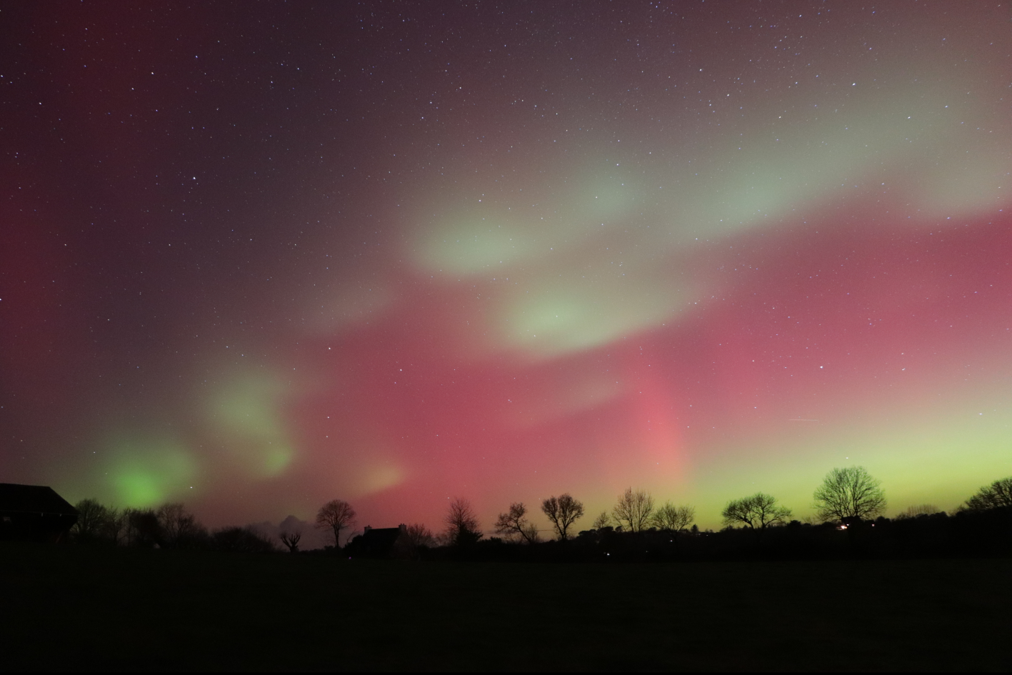 Auroras observed in Lannion