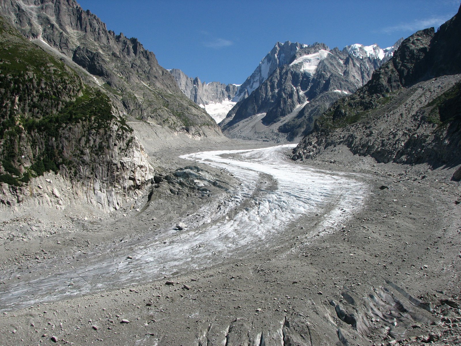 Evolution de la Mer de Glace (2007 à 2025)